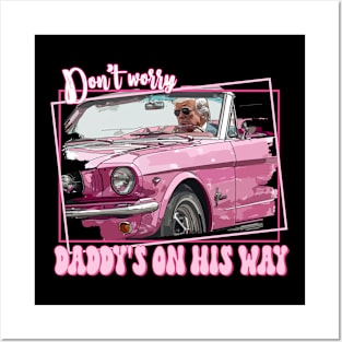 Funny Daddy's Home Trump Pink 2024 Take America Back 2024 Posters and Art